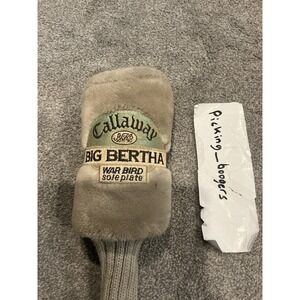 Callaway Golf BIG BERTHA War Bird Sole Plate #3 Wood Head Cover.